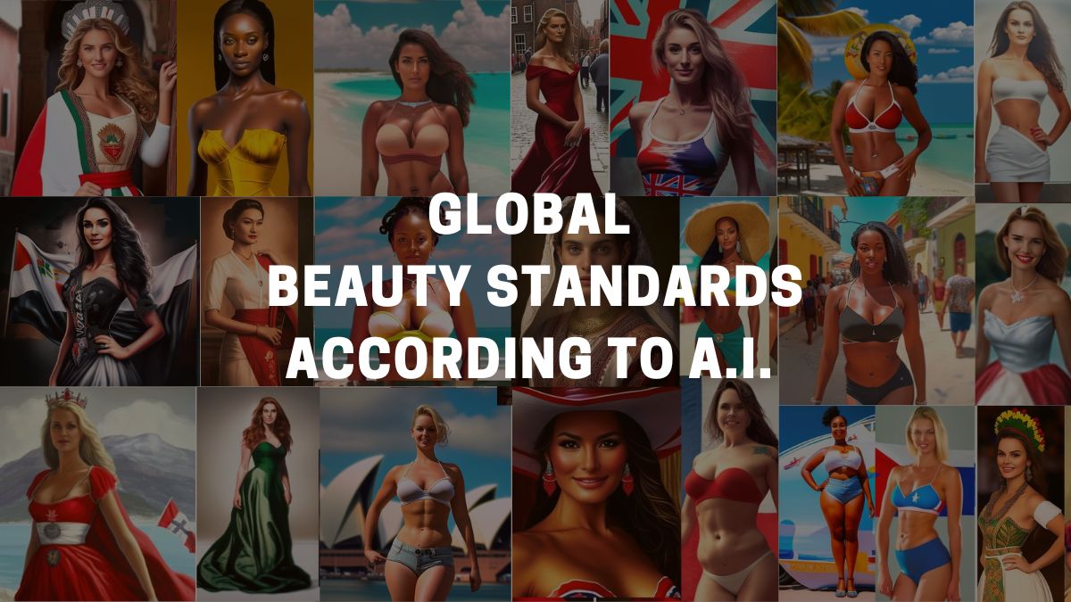 Global beauty standards according to A.I. - Great Green Wall